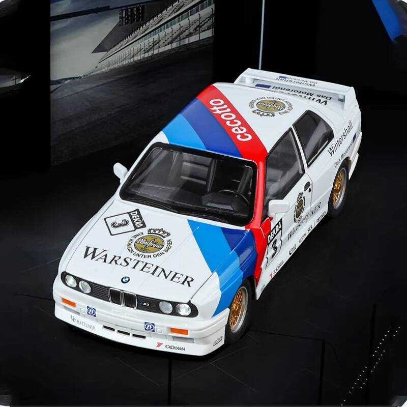 C C 188 1:24 M3 E30 Ral Version Alloy Diecast Car Model Sound And Light Indoor Collection Hobby Dec
