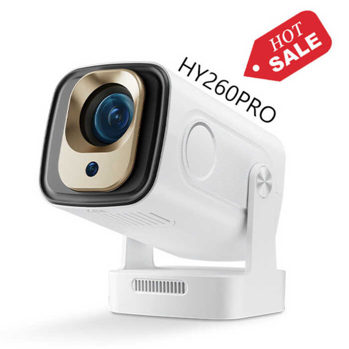 HY260pro โปรเจคเตอร์ในครัวเรือน Ultra HD 1080p4k แบบพกพา Mini Autofocus Projection