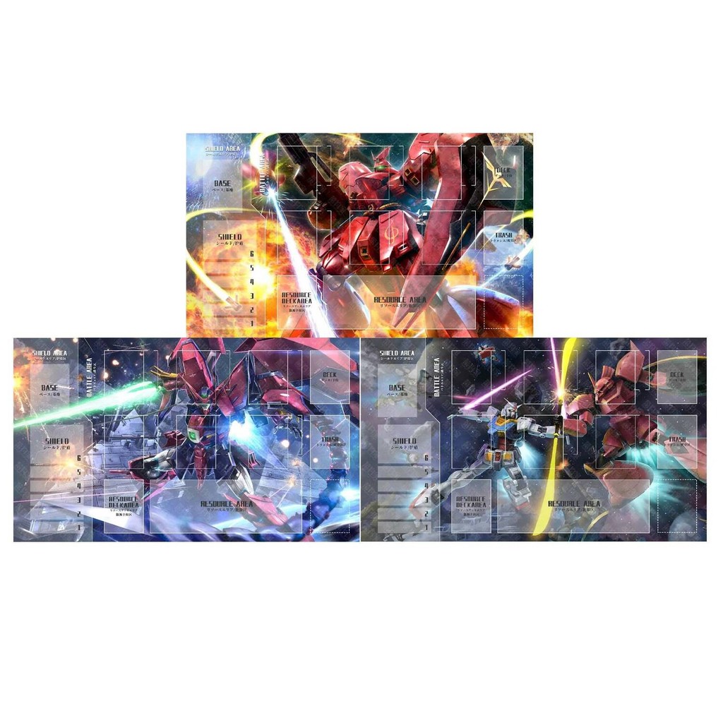 600X350X2Mm Diy Self Madeการ์ตูนGundamed Gcgการ์ดBattle Mat Gcgผู้เล่นเดี่ยวเกมกระดานการ์ดBattle Car