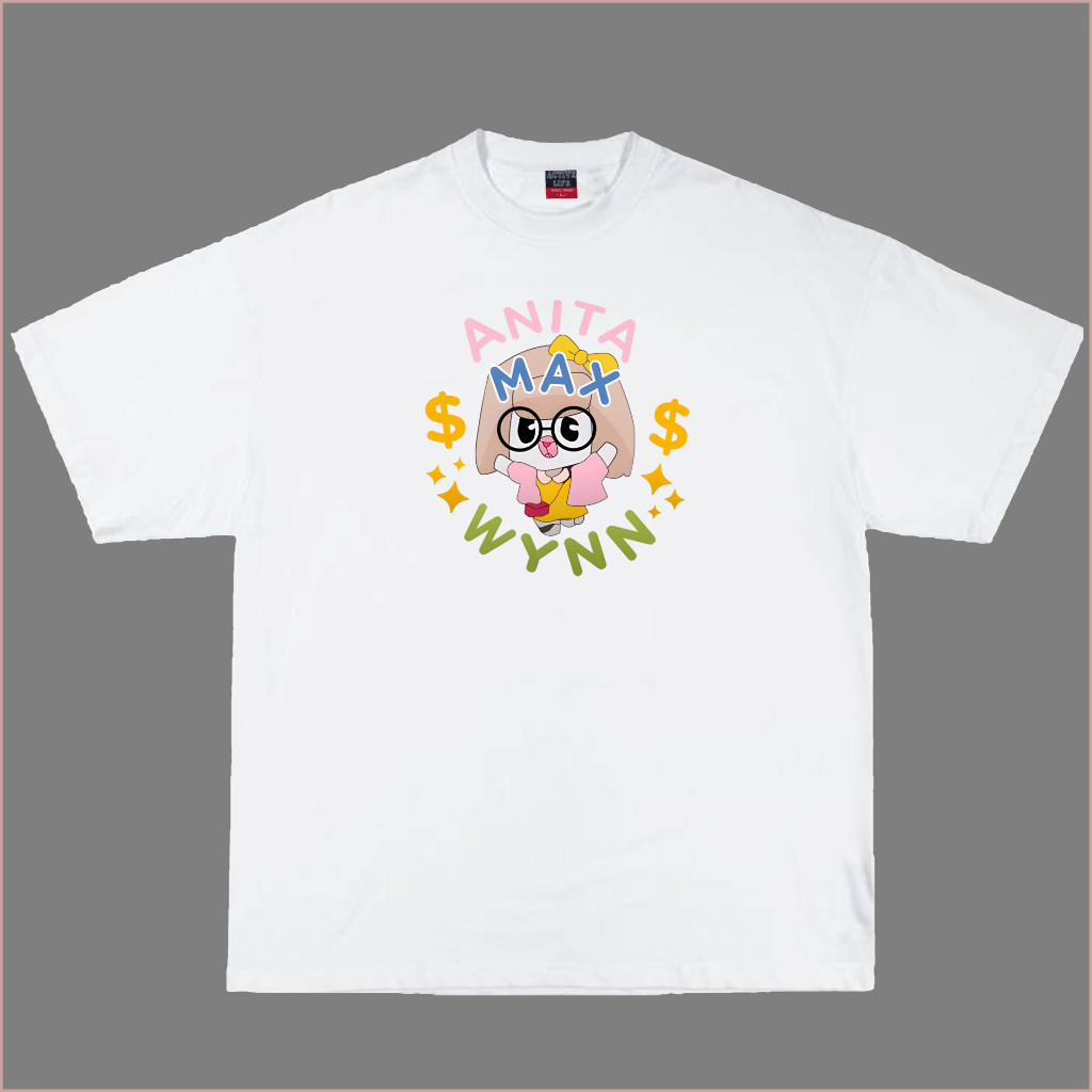 ใหม่ เสื้อยืด ผ้าฝ้าย พิมพ์ลาย Anita Max Wynn สําหรับผู้ชาย และผู้หญิง