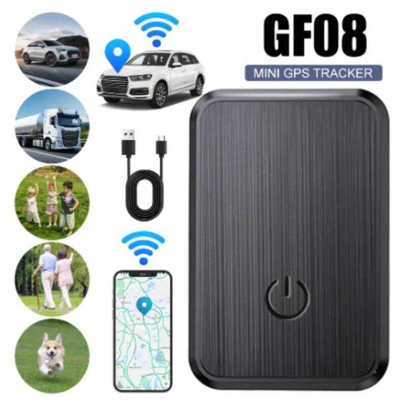 Mini GF-08 Magnetic Car การติดตามเวลาจริง Anti-theft ซิมการ์ดข้อความ GPS Tracker Anti-Lost Locator