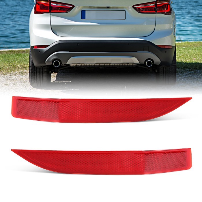 Car Rear Bumper Reflector 61617355547 61617355548 For BMW X1 F48 16D 16I 18D 18I 20D 20DX 25i 28i 2