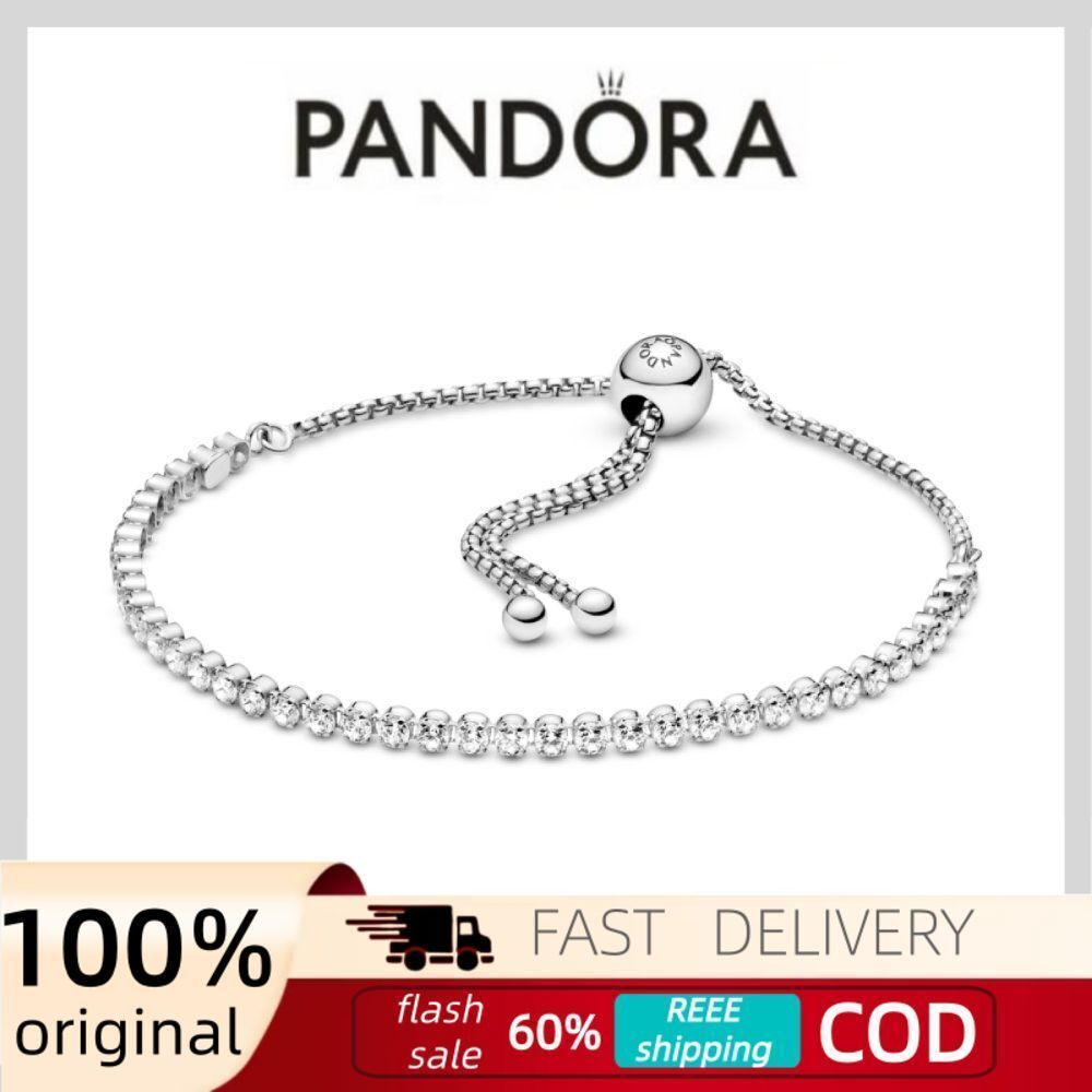 Pandora Silver Sparkling Slider Tennis Bracelet Jewelry Silver Bracelet Silver Bracelet Silver Charm