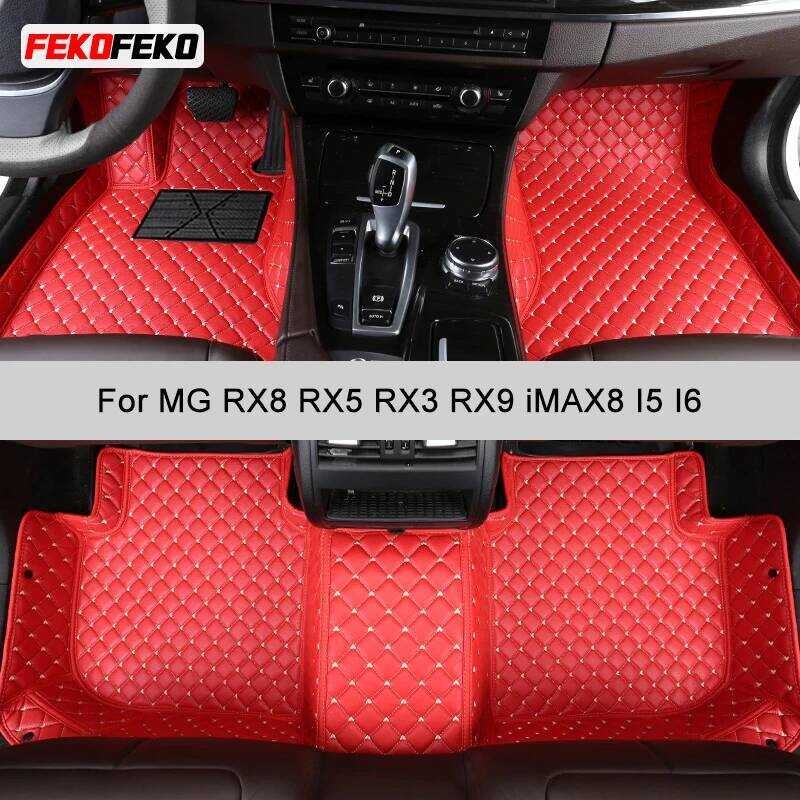 FeKoFeKo Custom รถสําหรับ MG RX8 RX5 RX3 RX9 iMAX8 I5 I6 Auto พรมเท้า Coche Accessorie
