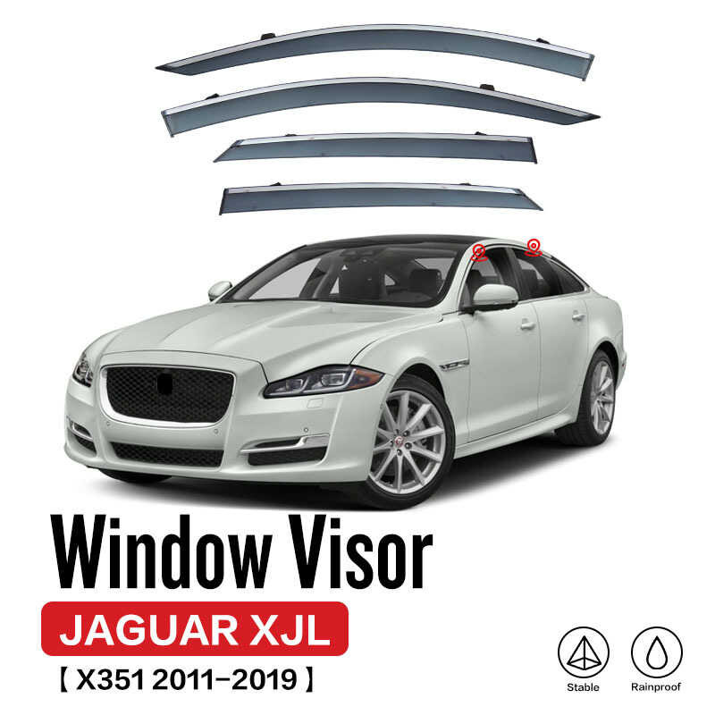เหมาะสําหรับ Jaguar XJL กระดานกันฝนหน้าต่างกันฝน JAGR XJL ที่บังแดดหน้าต่าง