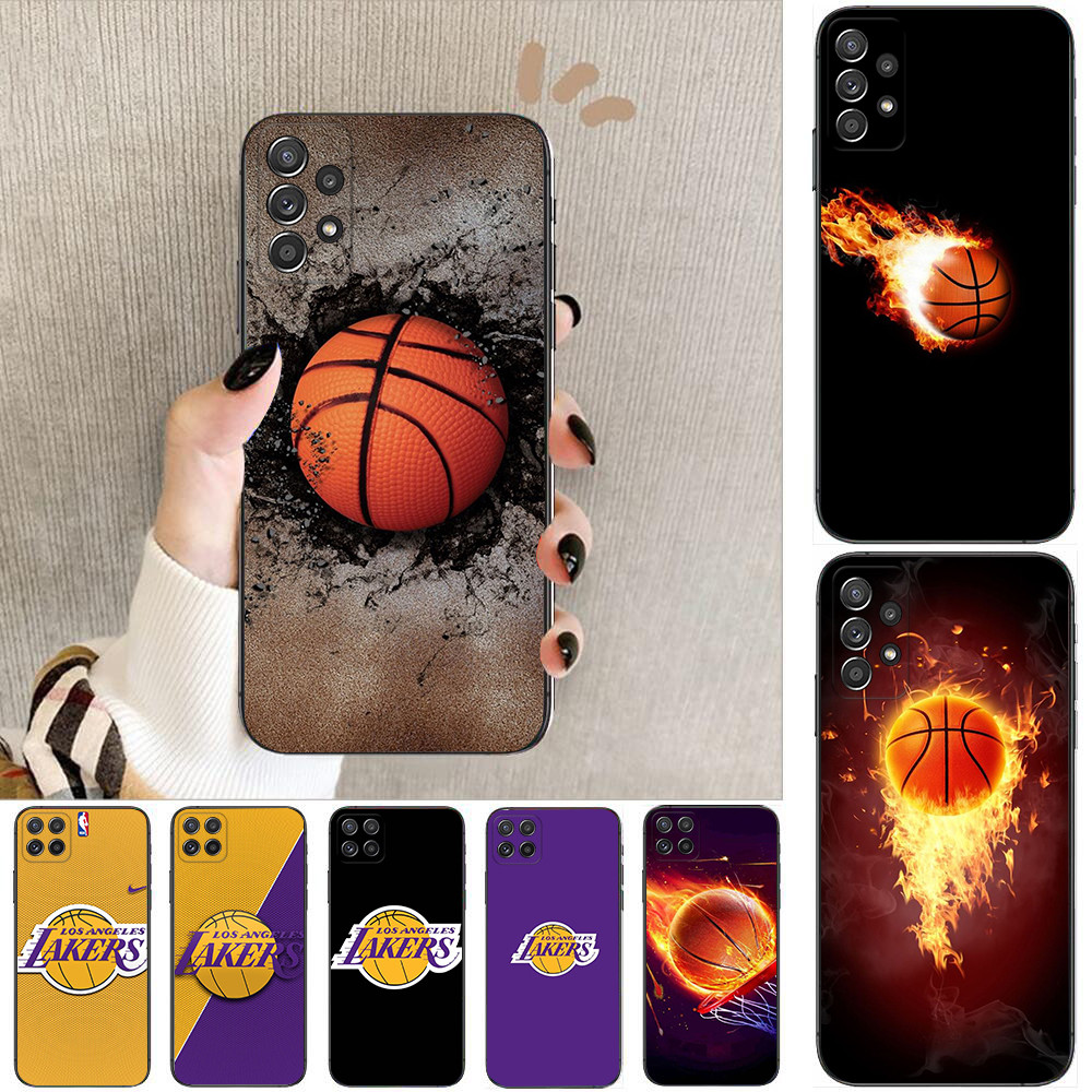 Xiao Mi Poco M6 Pro Plus F6 X6 Pro M7 Pro X7 Pro Z15 Love Sport Basketball Soft เคสโทรศัพท์สีดํา