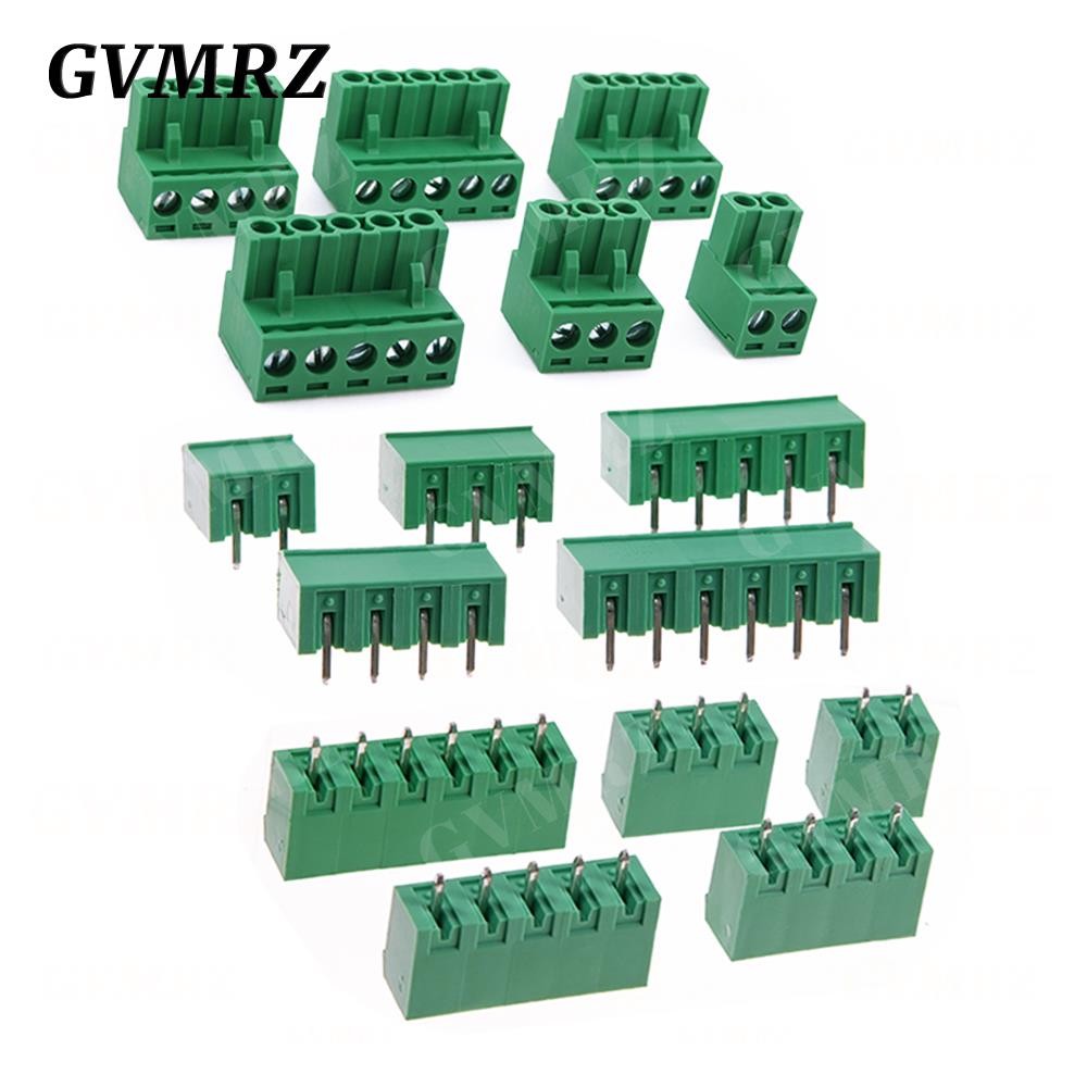5 ชุด/ล็อต KF2EDGK Terminal Block ชายหญิง 5.08 mm Plug-in Seal PCB Connector 2EDG PCB 2P 3P 4P 5P 6P 7P 8P 9P 10P 12P