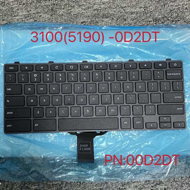 เหมาะสําหรับแป้นพิมพ์ Dell Chromebook 11 (5190)/3100 00D2DT 0D2DT