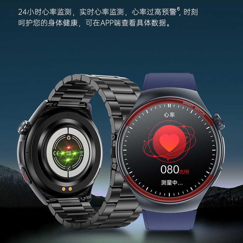 Wuchuang Test Sleep ความดันโลหิต Heart Rate ความดันโลหิต Electroxygen รับสาย Smart Watch T8