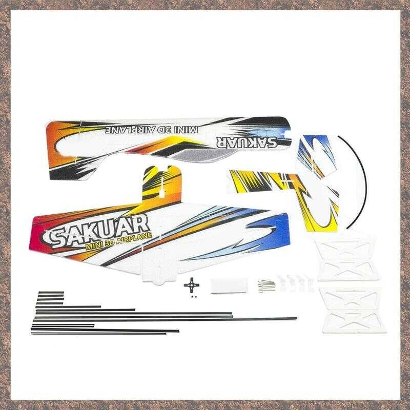 C (Ogzs) RC Air Plane 3D Airplane Micro-Mini Foam EPP PP F3p Lightset KIT Model Hobby Toys Remote C