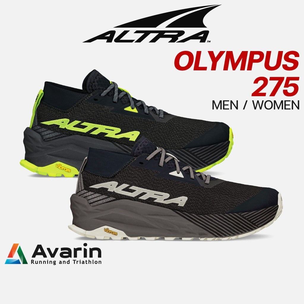 ♞,♘,♙ALTRA Olympus 275 Men / Women รองเท้าวิ่งเทรล YGN