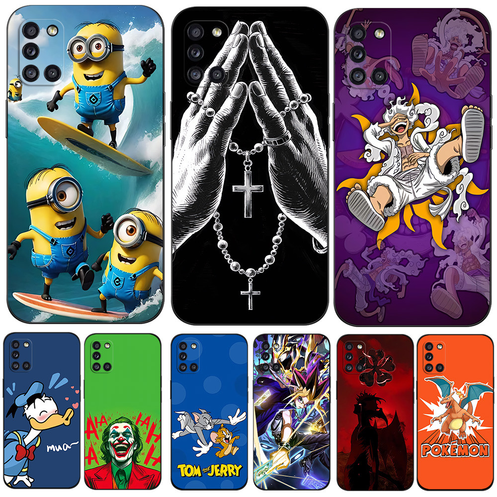 SAMSUNG สําหรับSamsung Galaxy A31 ซิลิคอนฝาครอบโทรศัพท์สําหรับSamsung A31 31 SM-A315F GalaxyA31 6.4 