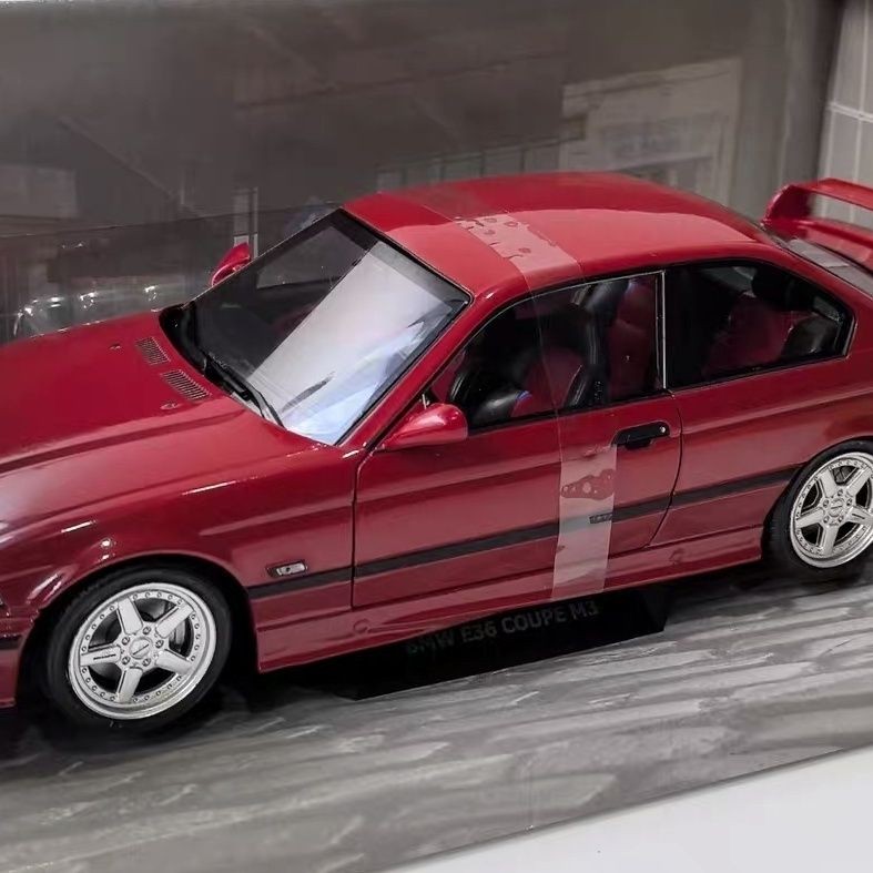 SOLIDO 1/18 BMW E36 M3 COUPE 1994 โมเดลรถ BMW Alloy Measles Out of Print Model