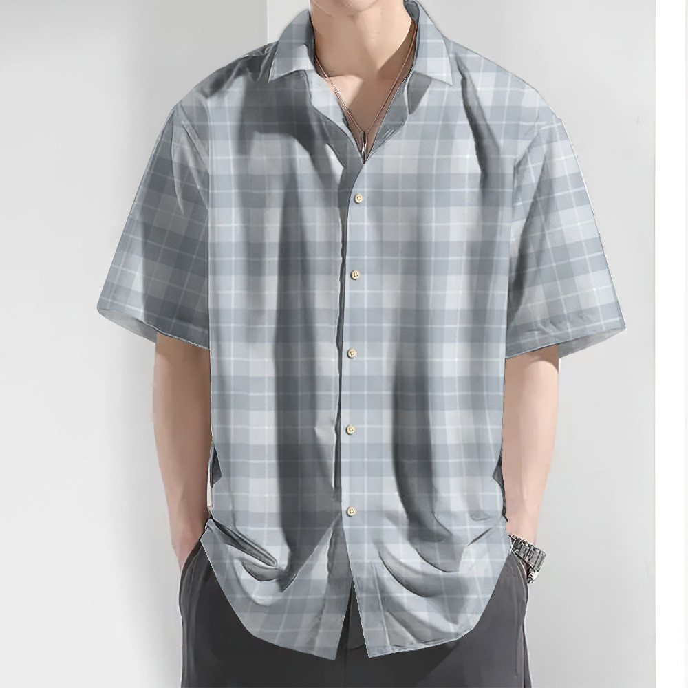 เสื้อเชิ้ตผู้ชาย ลายฮาวาย สวมใส่สบายในฤดูร้อน และเหมาะสำหรับการแต่งกายแบบลำลองนอกสถานที่