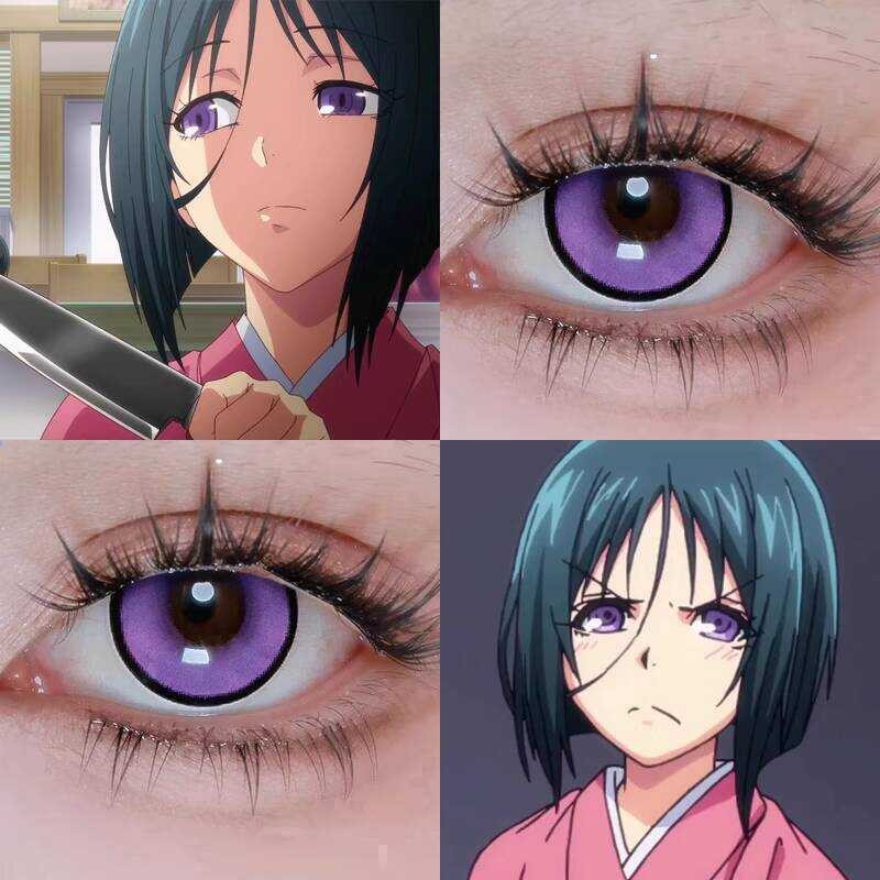 Kitahara COS Eye Azure Sea - เครื่องสำอางโทนสีม่วงและผลไม้ฟองสี มีเอฟเฟ็กต์แสงสีม่วง