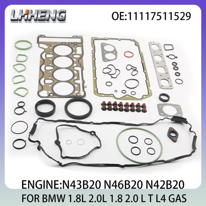Engine Full Gasket Set for BMW 1 3 5 X1 X3 Z4 116i 118i 120i 316i 320i 520i 1.8L 2.0L 1.8 2.0 L T L