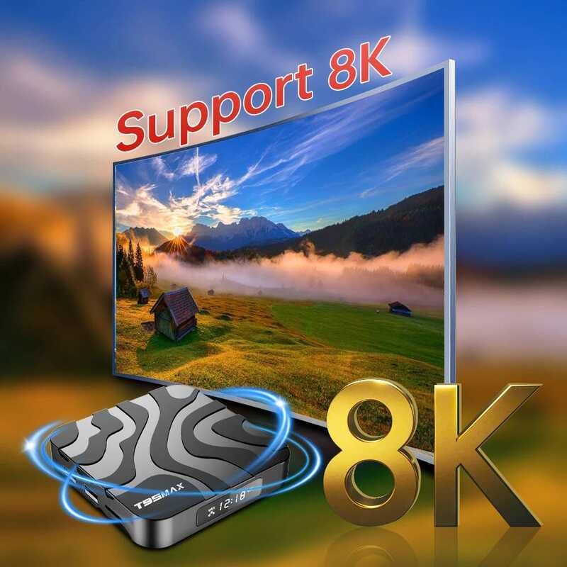 ▥ กล่องทีวี T95max Android 14 Ultra HD 8K Allwinner H618 Octa Core รองรับ Netflix Media Player