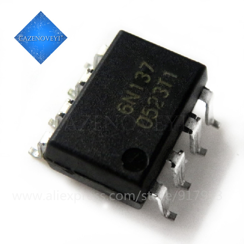 10 ชิ้น 6N137SD 6N137S 6N137 SOP-8 ชิป IC ใหม่