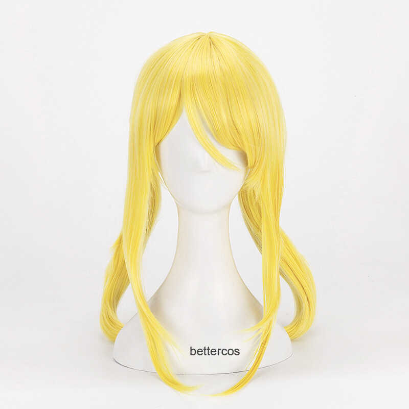 วิกผม.Cosplay.Fairy.Tail.Lucy.แม่บ้าน.สไตล์.Gold.Noble.Double.หางม้า.K369A