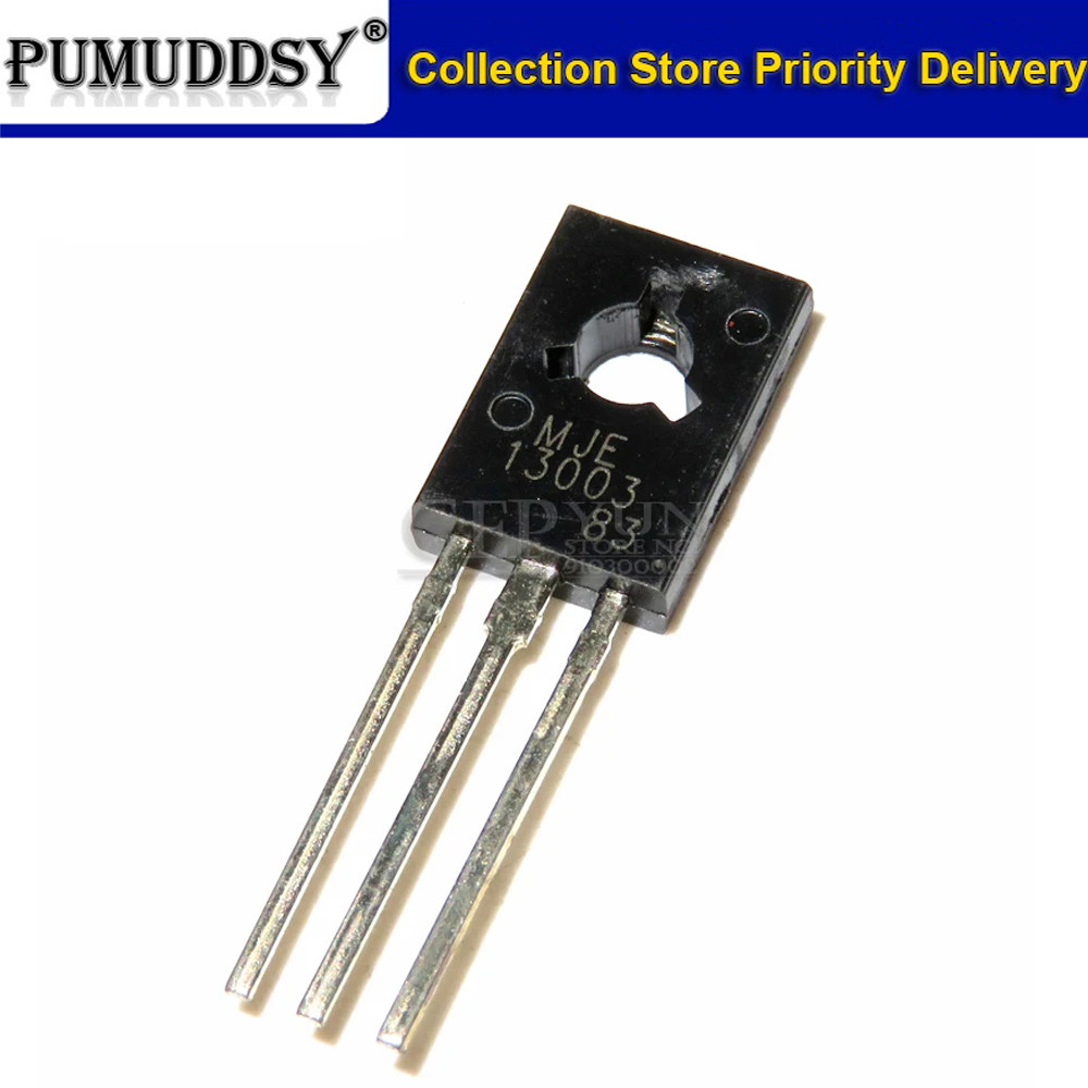 100PCS MJE13003 MJE13003-2 TO126 TO-126 E13003 E13003-2 ใหม่เดิม
