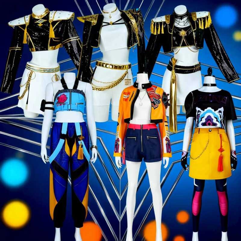 IDC-1 K-POP Witchhunters Star Lumi Mira Zoe เสื้อผ้าคอสเพลย์สำหรับหญิง