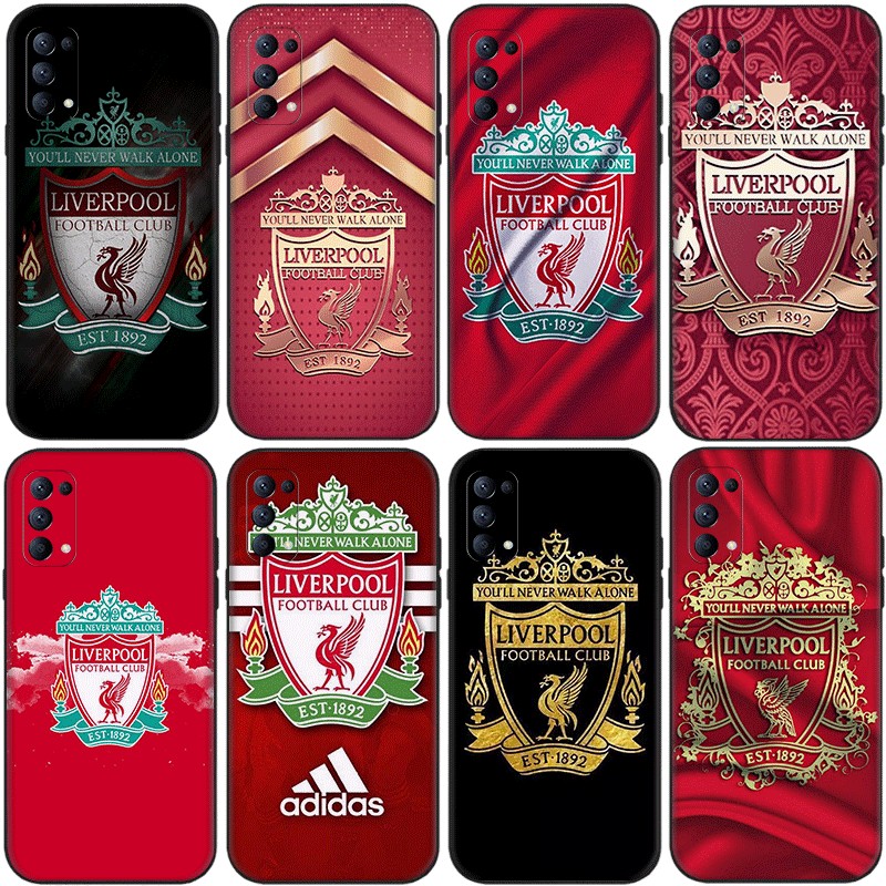 K12 Liverpool Football Club สําหรับ OPPO F17 F19 F1 R9 Pro Plus A74 R9S TPU Spot พลาสติกสีดํากรณีนุ่