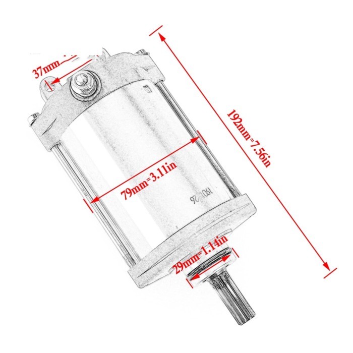 Electrical Starter Motor Compatible With Suzuki GSX1300R GSX1300RZ GSX1300RX Hayabusa 1300 Motor Ac