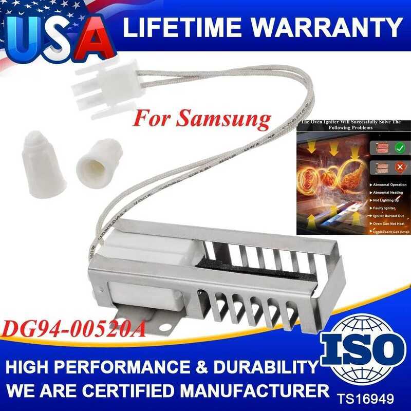 C Upgraded Dg4-00520A Gas Range Oven Igniter Replacement For Nx58h5600ss