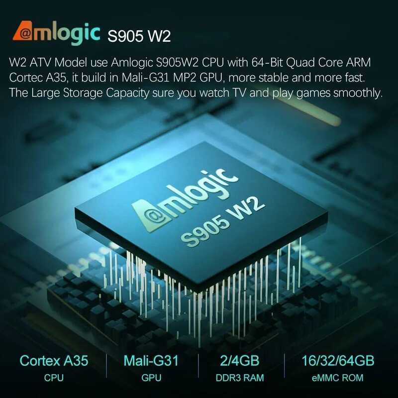 ▥ กล่องทีวี 4K Android 14 8K HD S905 W2 Dual Wifi 5G Bt5.0 รีโมทสั่งงานด้วยเสียง Av1 เครื่องเล่