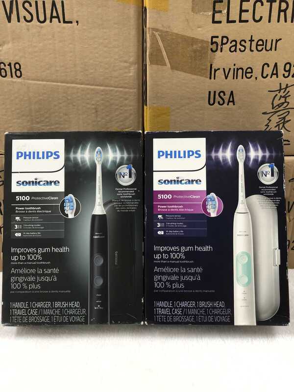 แปรงสีฟันไฟฟ้า Philips HX5100 HX6857HX6850 กล่องเดิมครบชุด