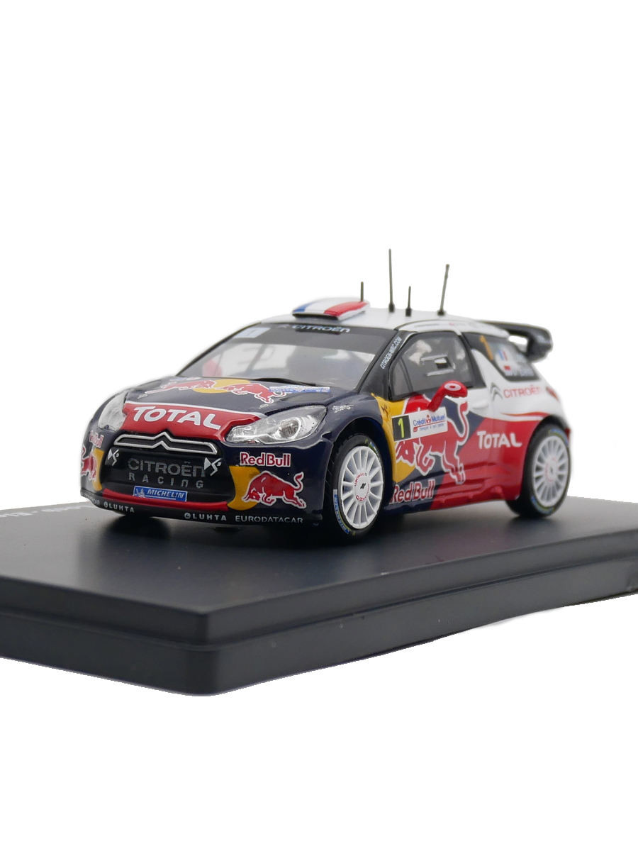 Ixo 1: 43 Citroen DS3 WRC 2012 Loeb Citroen Loeb รถรุ่น