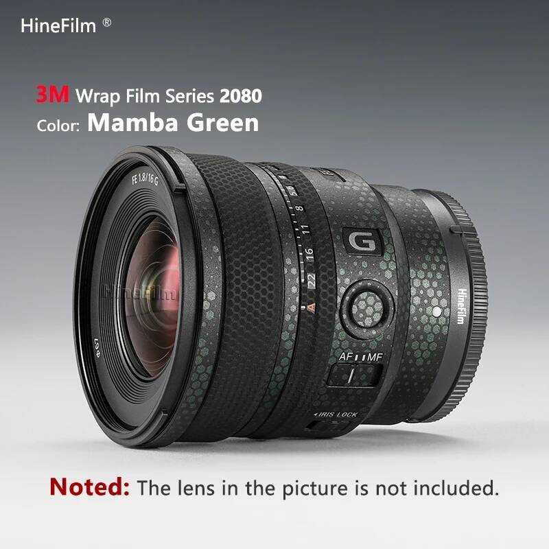 ▥ Hinefilm ผิวสําหรับ Sony Fe16 F1.8 G เลนส์รูปลอกผิว Fe16f1.8G เลนส์ 16 1.8 สติกเกอร์ Sel16f18