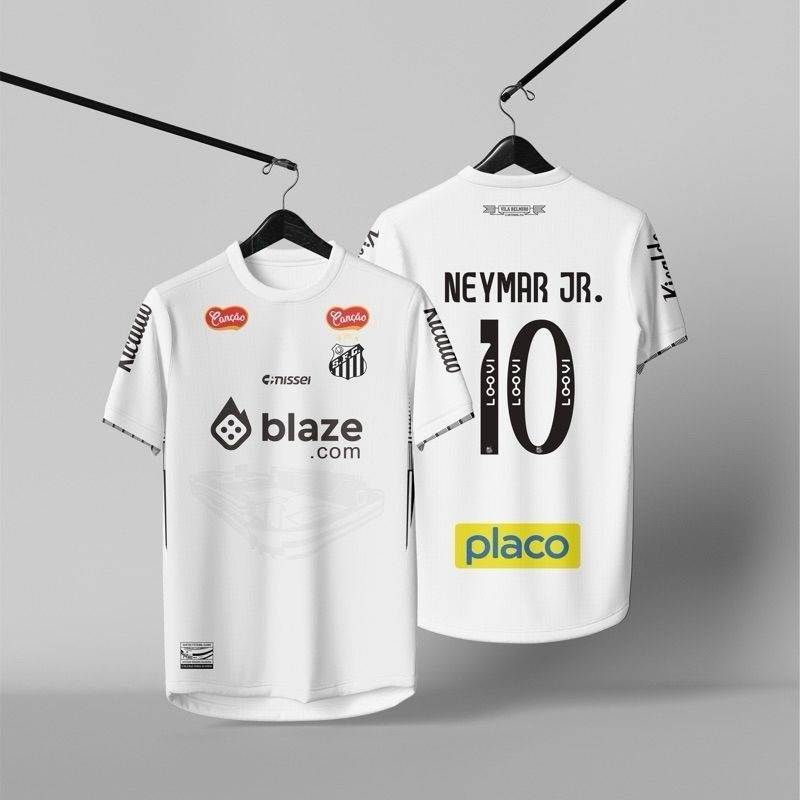 JERSEY SANTOS FC HOME 2025 แยก NEYMAR JR CUSTOM FULL PRINTING