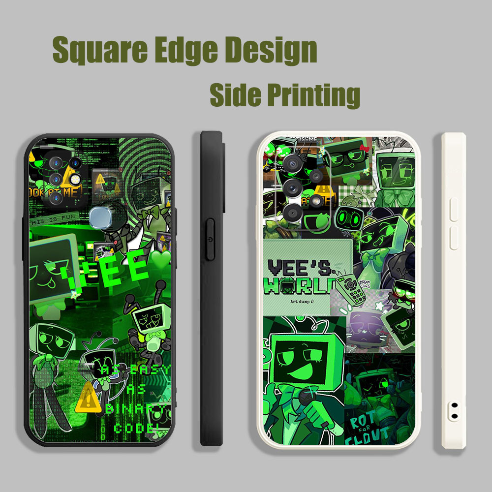 เคสสําหรับ Samsung Galaxy A03 A13 A23 A33 Vee Dandys World Plus น่ารัก Vee HFV05 เคสโทรศัพท์ขอบสี่เห