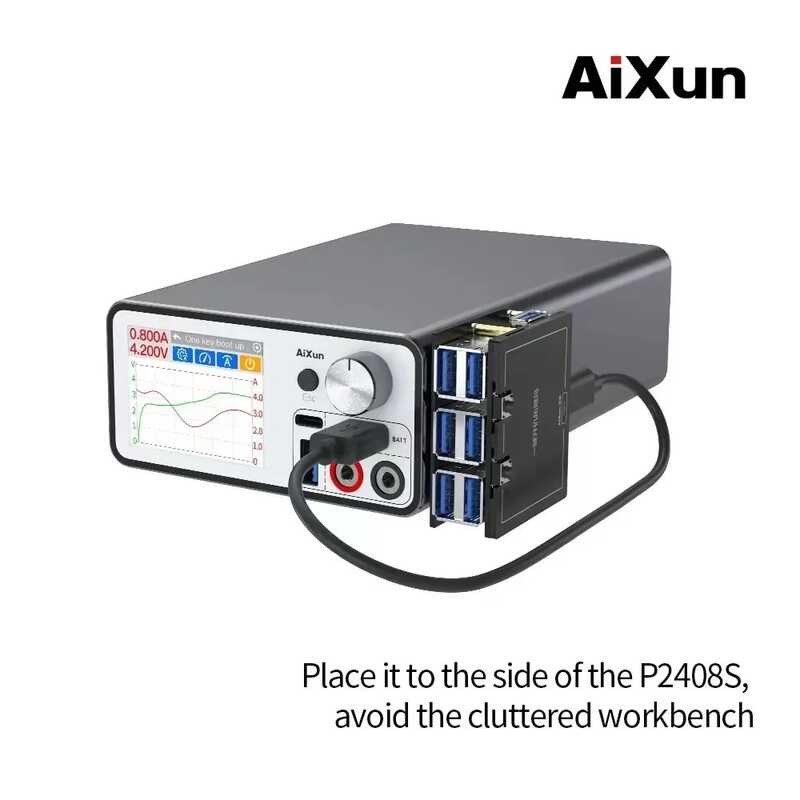 C Lid Stock Jc Aixun P2408s 3A Upgraded Intelligent Regulated Power Ply Short Circuit Detection Mai