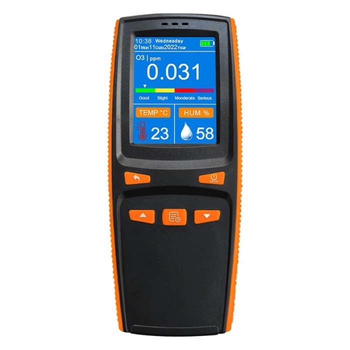 Portable Ozone Analyzer Multifunctional O3 Ozone Meter Air Detector Sensor Ozone Meter Air Quality