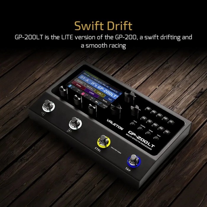 VALETON GP-200LT Guitar Bass Amp Modeling IR Cabinets Simulation Multi-Effects with FX Loop MIDI I/