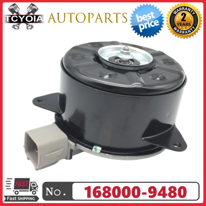 New Motor Electric Engine Radiator Cooling Fan 168000-9480 17100-68P00 Fits For Mazda 2 2012-2018 S
