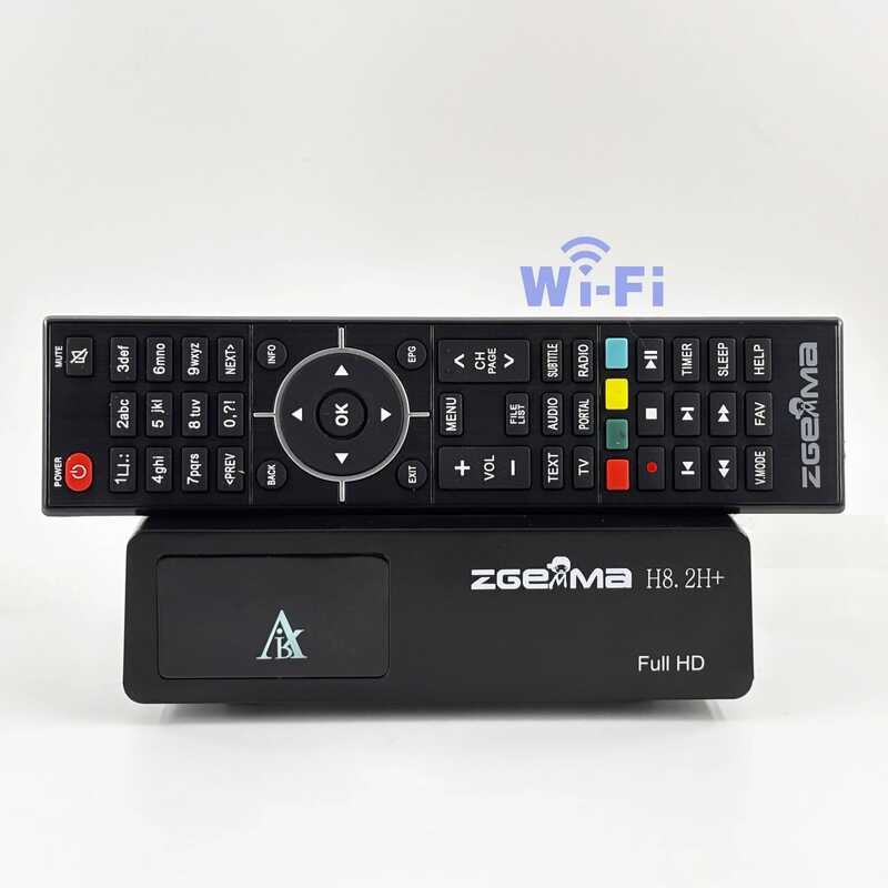 ▥ 2025 Zgemma H8.2H UX Enigma2 สร้างขึ้นใน Wifi 1080P 4K HD DVB-S2x + DVB-T2