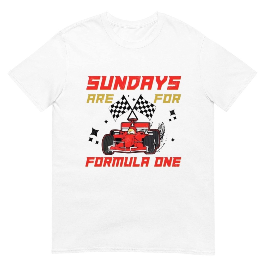 Sundays Are For F1 Racing เสื้อยืดผู้ชาย