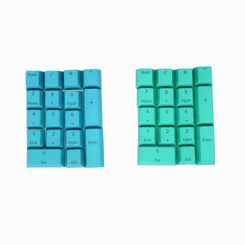 P PBT วัสดุสีคีย์บอร์ด Keycap Number Key Zone ทิศทางคีย์สี Keycap 42 หมายเลขคีย์บอร์ดหมวก chenb