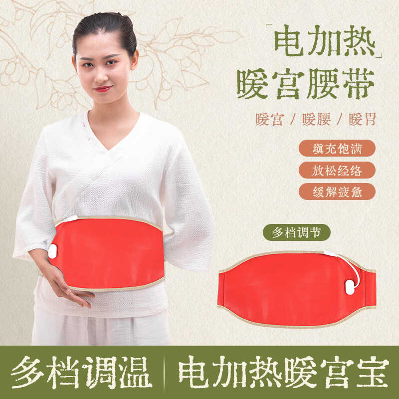 เครื่องทำความร้อนไฟฟ้า WARM Palace เข็มขัดป้า Handy เสริมสุขภาพและกายภาพบำบัดด้วย Wormwood Hot Pack