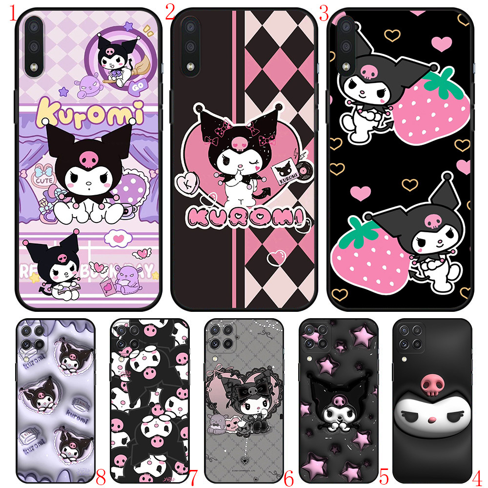 Xiao Mi Poco C75 C65 C55 C51 C50 C40 F5 Pro M4 Pro M5 B6 Kuromi การ์ตูนนุ่มสีดําเคสโทรศัพท์