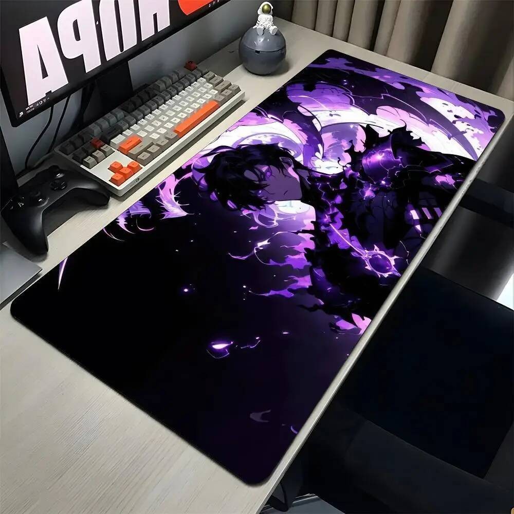 การ์ตูน Solo Leveling Mouse Pad Gaming Mousepad บทคัดย่อขนาดใหญ่ 900x400x5 มม.MouseMat Gamer XXL เมาส์พรม PC โต๊ะ