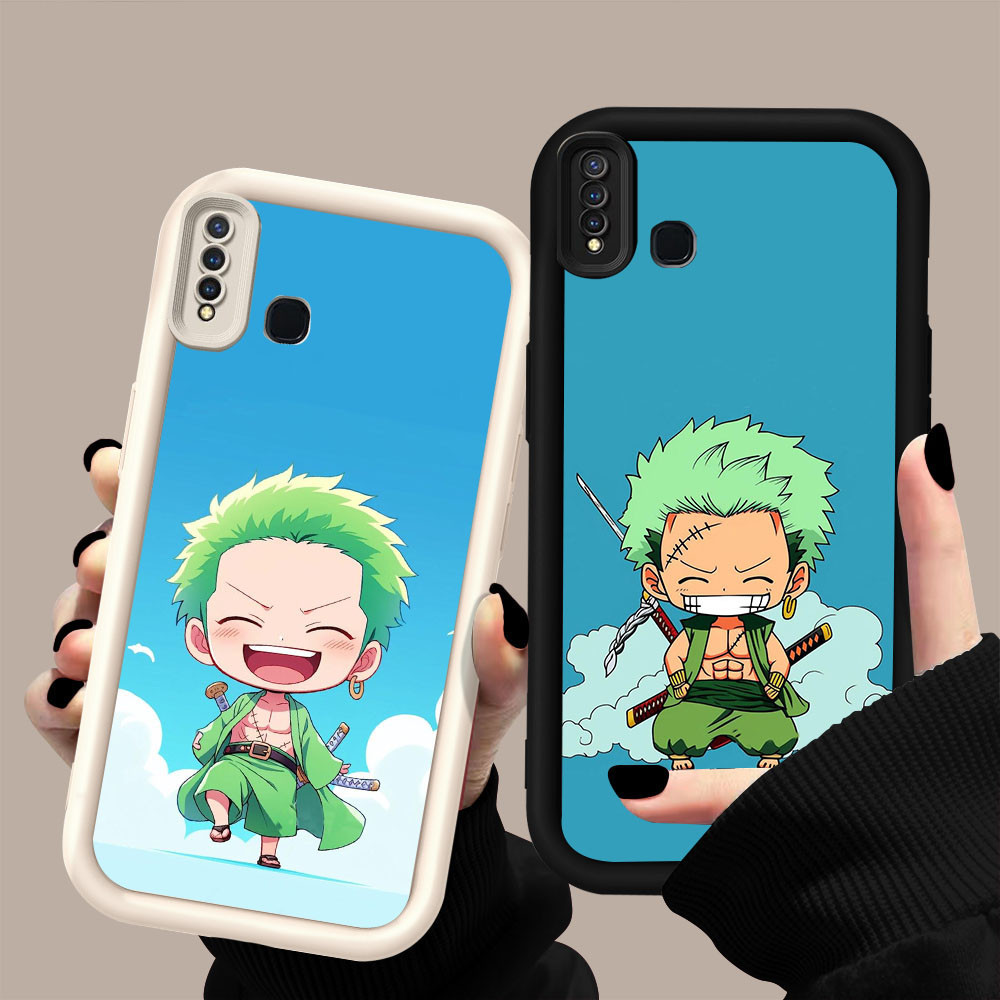 YZ-134 One Piece รุ่น Q ของ Zoro สวยมากปลอกสําหรับ VIVO Y17 Y15 V15 Y19 Z1 Y12 Y30 Y50 Pro