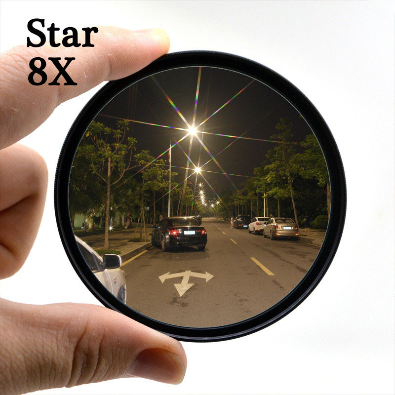 Star Line Effect Star Filter Lens Photography 4 6 8 Line สําหรับกล้อง SLR