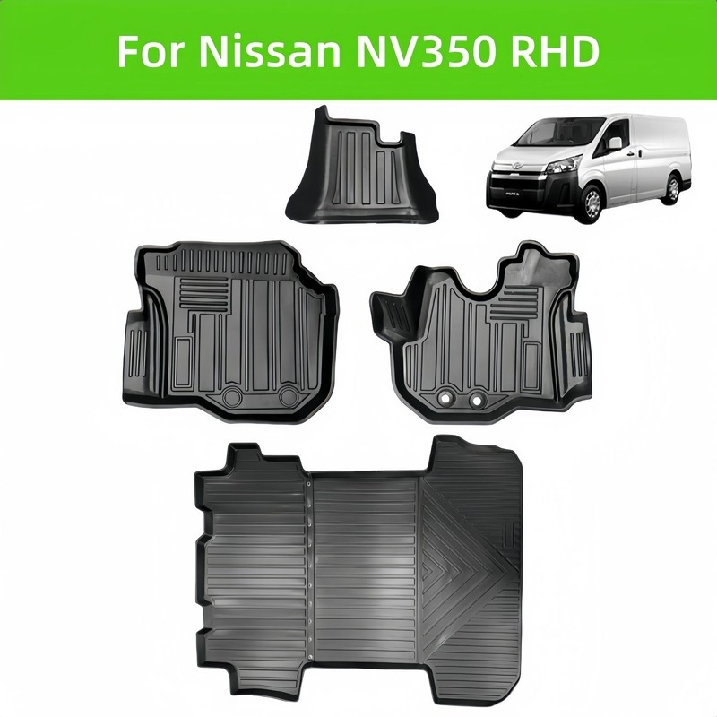 สําหรับ NV350 RHD 3D พรม TPE พรมปูพื้นรถยนต์/พรมด้านหลัง