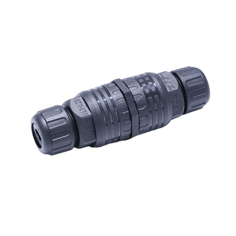 LLT-LLT L25-3 Core ตรง-ผ่านกันน้ํา Connector พืชแสง IP68 Solder-ฟรี Crimping กันน้ํา Connector