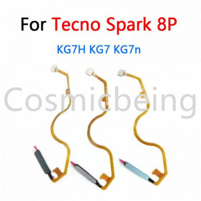 เซ็นเซอร์ลายนิ้วมือใหม่สําหรับ Tecno Spark 8P KG7H KG7 KG7n Power Flex Cable อะไหล่
 ชิ้นส่วนการซ่อม
