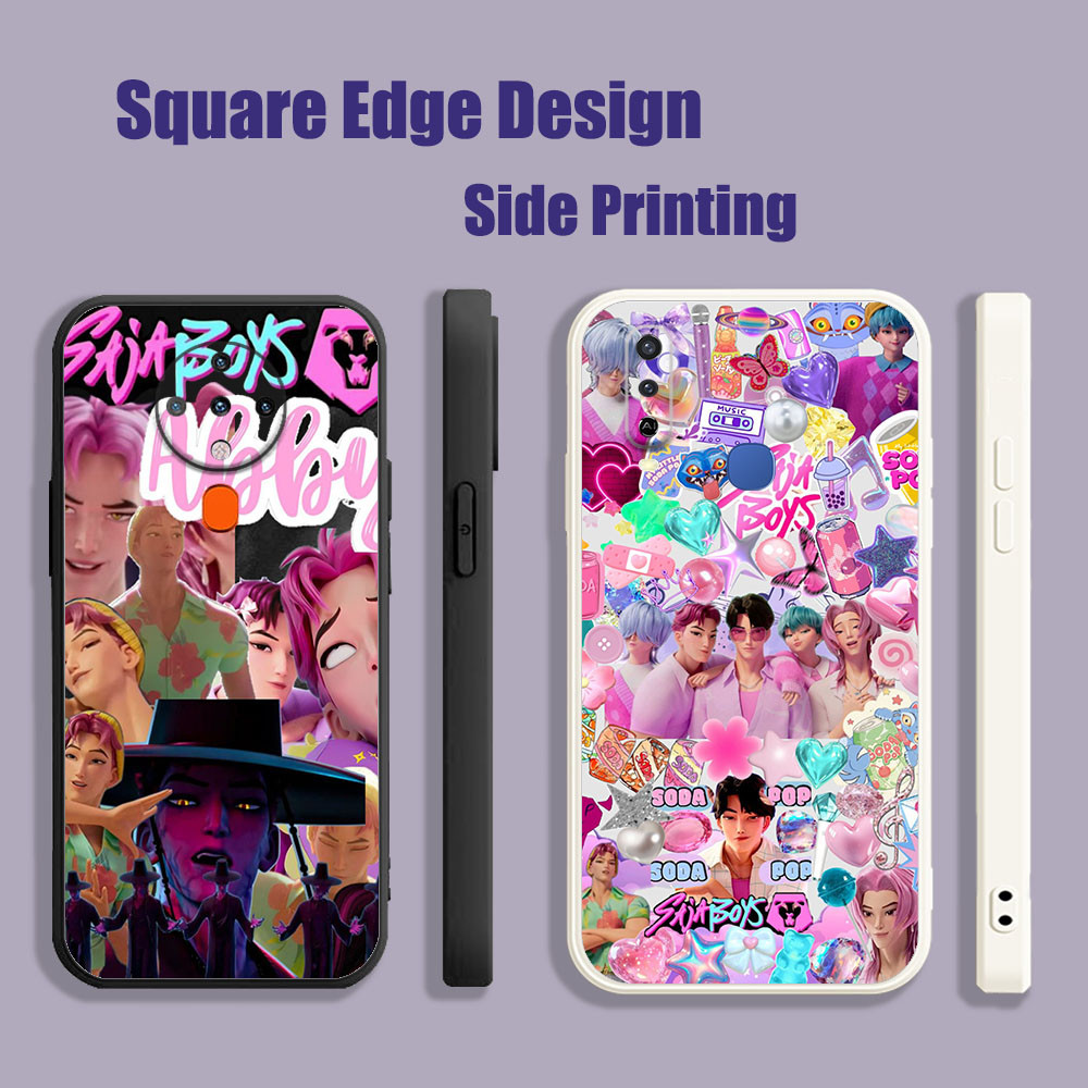 ปลอกสําหรับ iPhone X XS MAX XR 13 Pro 7 8 Plus jiu saja เด็กชาย Abby saja Kpop นักล่าปีศาจ BOF05 เคส